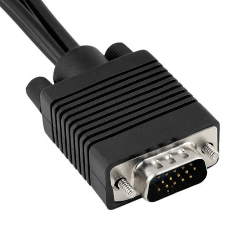 ANRANK High Performance VGA SVGA to S-Video 3 RCA Composite AV TV Out Adapter Converter Cable for PC Laptop - Image 3